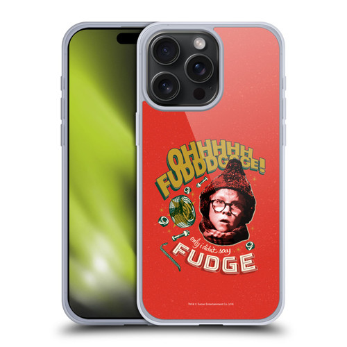 A Christmas Story Composed Art Oh Fudge Soft Gel Case for Apple iPhone 15 Pro Max