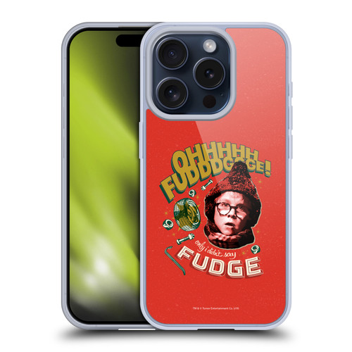 A Christmas Story Composed Art Oh Fudge Soft Gel Case for Apple iPhone 15 Pro