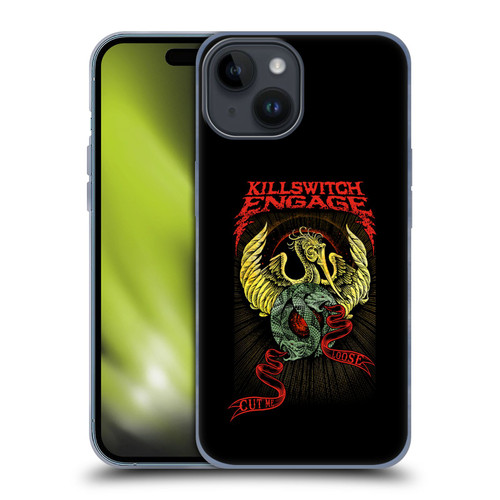 Killswitch Engage Band Art Cut Me Loose Soft Gel Case for Apple iPhone 15
