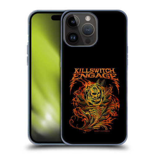 Killswitch Engage Band Art Quiet Distress Soft Gel Case for Apple iPhone 15 Pro Max