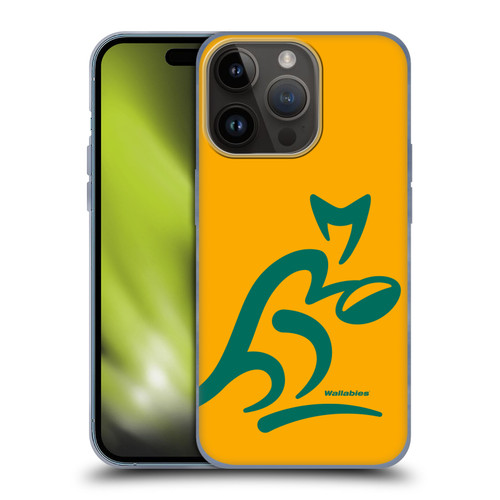Australia National Rugby Union Team Crest Oversized Soft Gel Case for Apple iPhone 15 Pro