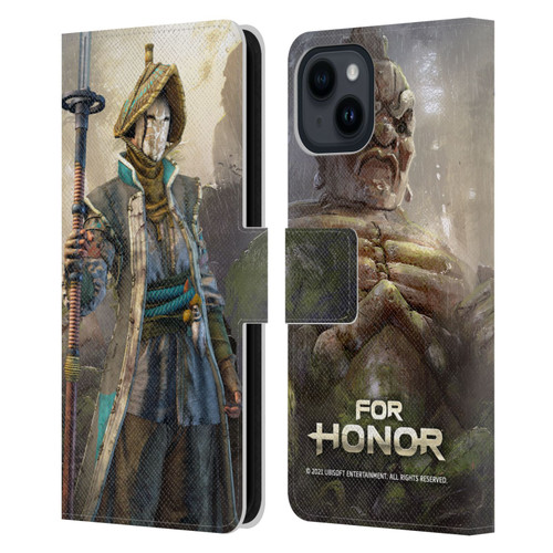 For Honor Characters Nobushi Leather Book Wallet Case Cover For Apple iPhone 15