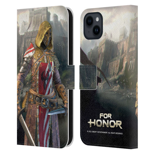 For Honor Characters Peacekeeper Leather Book Wallet Case Cover For Apple iPhone 15 Plus