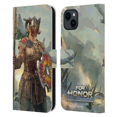 For Honor Characters Valkyrie Leather Book Wallet Case Cover For Apple iPhone 15 Plus