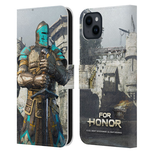 For Honor Characters Warden Leather Book Wallet Case Cover For Apple iPhone 15 Plus