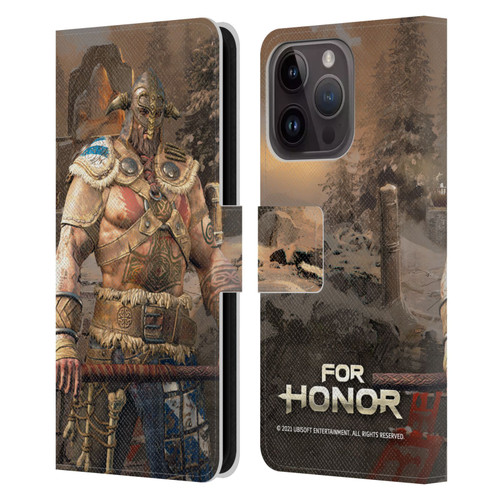 For Honor Characters Raider Leather Book Wallet Case Cover For Apple iPhone 15 Pro