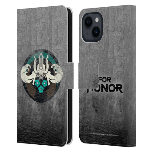 For Honor Icons Samurai Leather Book Wallet Case Cover For Apple iPhone 15