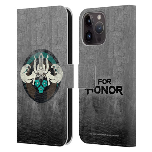 For Honor Icons Samurai Leather Book Wallet Case Cover For Apple iPhone 15 Pro Max