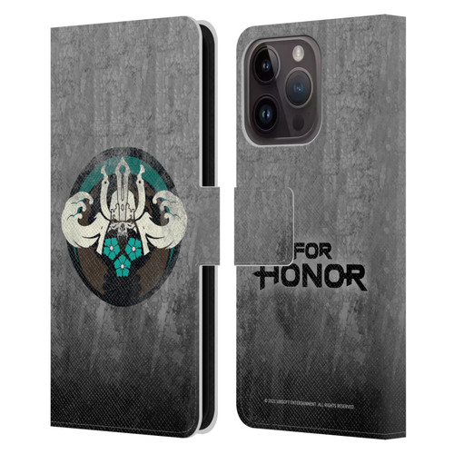 For Honor Icons Samurai Leather Book Wallet Case Cover For Apple iPhone 15 Pro