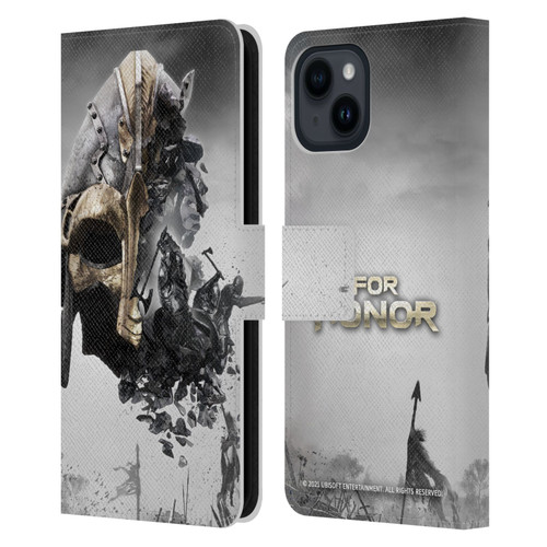 For Honor Key Art Viking Leather Book Wallet Case Cover For Apple iPhone 15