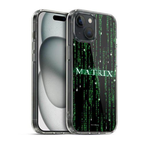 The Matrix Key Art Codes Soft Gel Case for Apple iPhone 15 & MagSafe