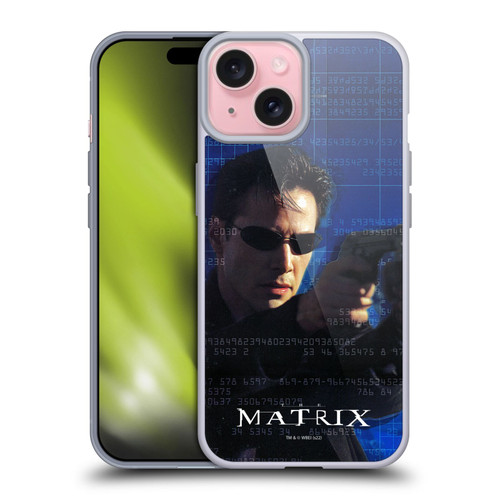 The Matrix Key Art Neo 1 Soft Gel Case for Apple iPhone 15