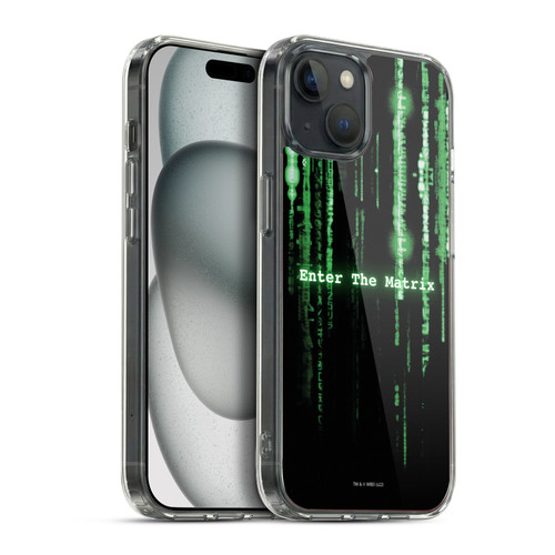 The Matrix Key Art Enter The Matrix Soft Gel Case for Apple iPhone 15 Plus & MagSafe