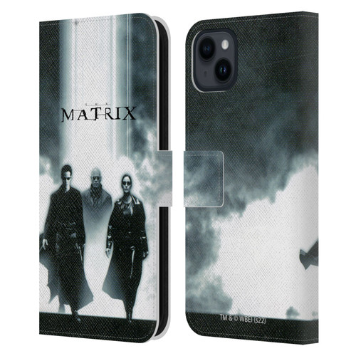 The Matrix Key Art Group 2 Leather Book Wallet Case Cover For Apple iPhone 15 Plus