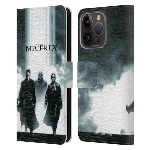 The Matrix Key Art Group 2 Leather Book Wallet Case Cover For Apple iPhone 15 Pro