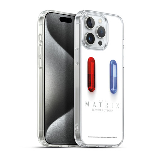 The Matrix Resurrections Key Art Poster Soft Gel Case for Apple iPhone 15 Pro Max & MagSafe