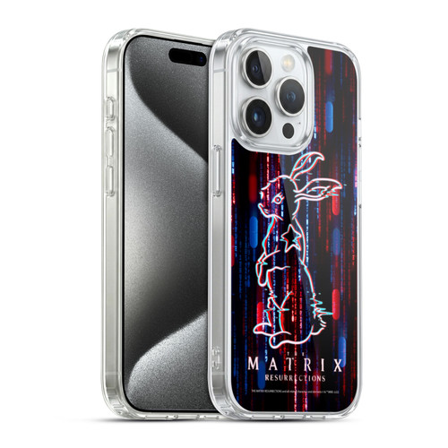 The Matrix Resurrections Key Art Choice Is An Illusion Soft Gel Case for Apple iPhone 15 Pro & MagSafe