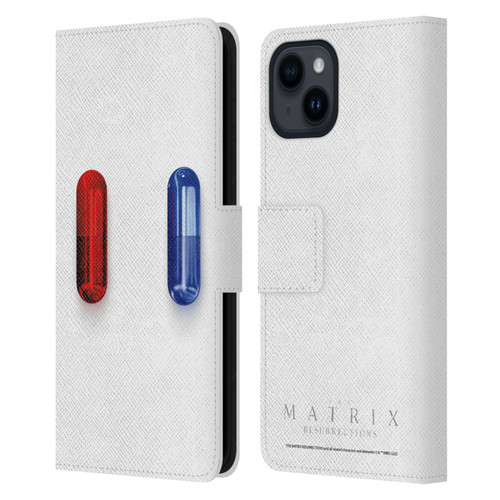 The Matrix Resurrections Key Art Poster Leather Book Wallet Case Cover For Apple iPhone 15