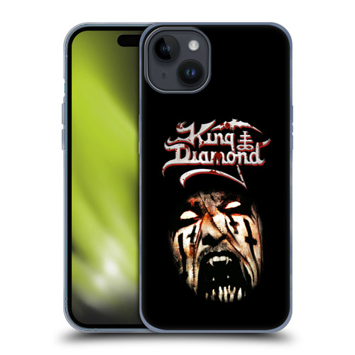 King Diamond Poster Puppet Master Face Soft Gel Case for Apple iPhone 15 Plus