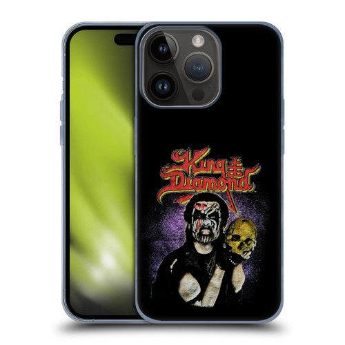 King Diamond Poster Conspiracy Tour 1989 Soft Gel Case for Apple iPhone 15 Pro