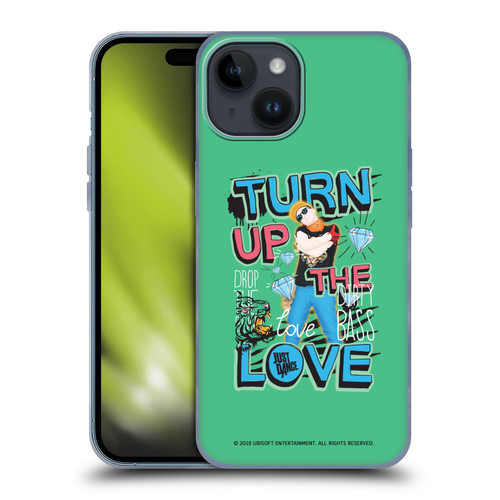 Just Dance Artwork Compositions Drop The Beat Soft Gel Case for Apple iPhone 15