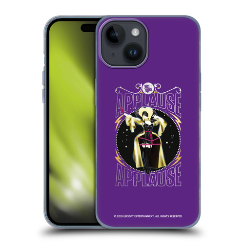 Just Dance Artwork Compositions Applause Soft Gel Case for Apple iPhone 15