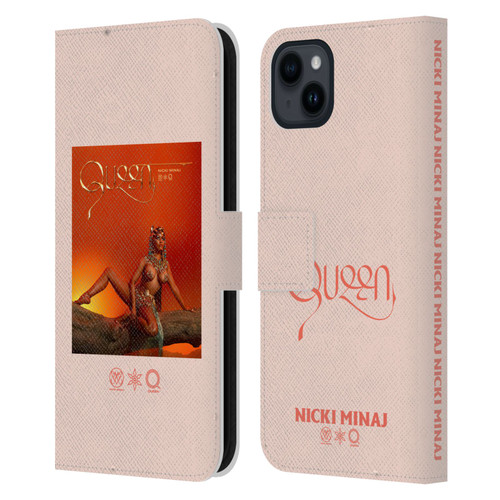 Nicki Minaj Album Queen Leather Book Wallet Case Cover For Apple iPhone 15 Plus
