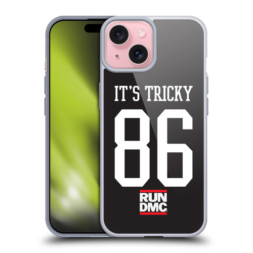 Run-D.M.C. Key Art It's Tricky Soft Gel Case for Apple iPhone 15