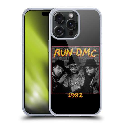 Run-D.M.C. Key Art Photo 1982 Soft Gel Case for Apple iPhone 15 Pro Max