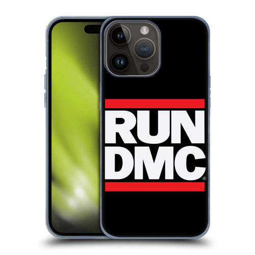 Run-D.M.C. Key Art Logo Soft Gel Case for Apple iPhone 15 Pro Max
