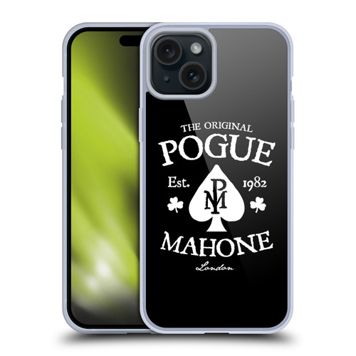 The Pogues Graphics Mahone Soft Gel Case for Apple iPhone 15 Plus
