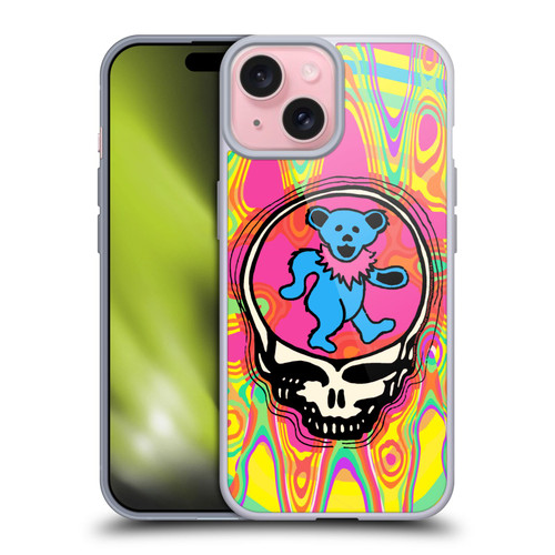 Grateful Dead Trends Bear Soft Gel Case for Apple iPhone 15 & MagSafe
