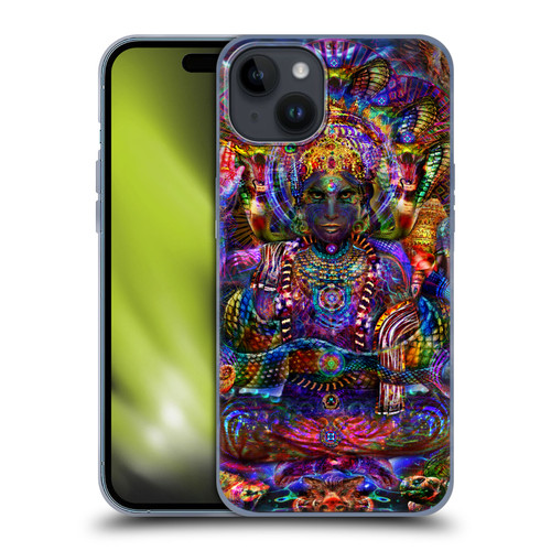 Jumbie Art Gods and Goddesses Vishnu Soft Gel Case for Apple iPhone 15 Plus