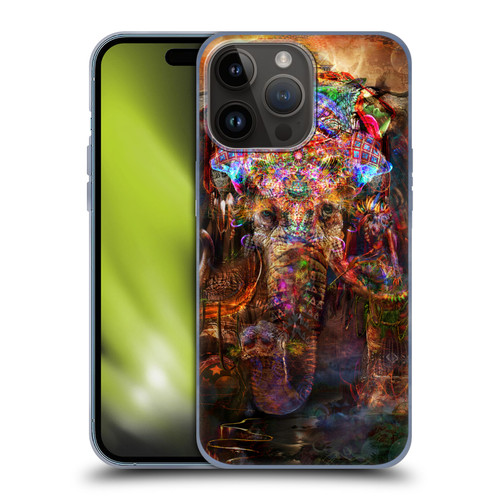 Jumbie Art Gods and Goddesses Ganesha Soft Gel Case for Apple iPhone 15 Pro Max