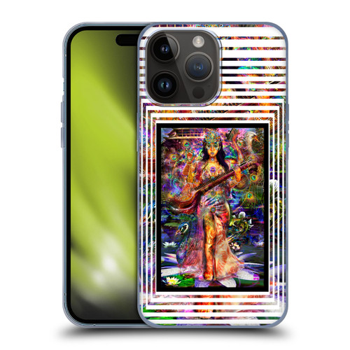 Jumbie Art Gods and Goddesses Saraswatti Soft Gel Case for Apple iPhone 15 Pro Max