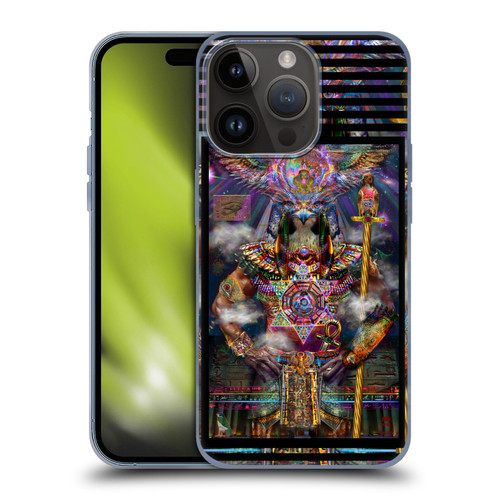 Jumbie Art Gods and Goddesses Horus Soft Gel Case for Apple iPhone 15 Pro