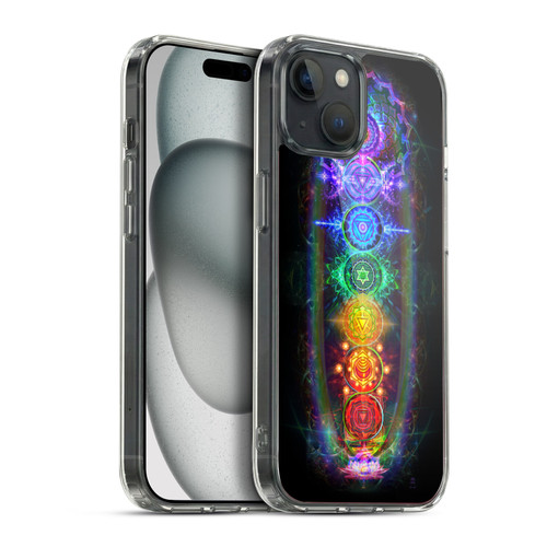 Jumbie Art Visionary Chakras Soft Gel Case for Apple iPhone 15 Plus & MagSafe