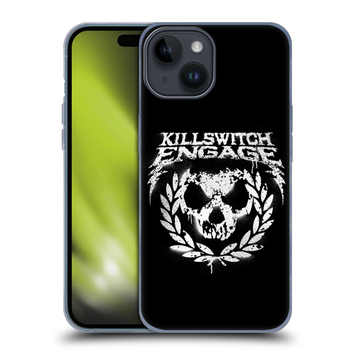 Killswitch Engage Tour Wreath Spray Paint Design Soft Gel Case for Apple iPhone 15