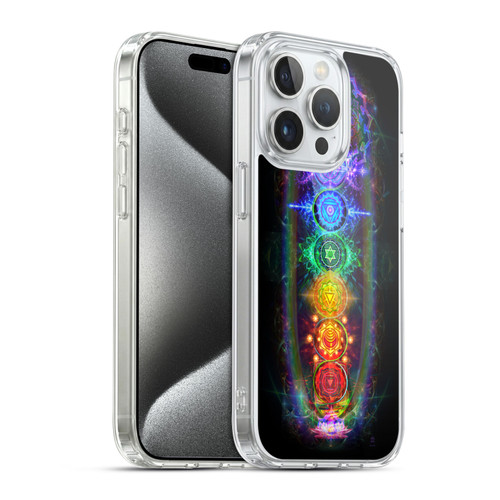 Jumbie Art Visionary Chakras Soft Gel Case for Apple iPhone 15 Pro & MagSafe