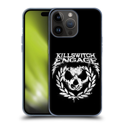 Killswitch Engage Tour Wreath Spray Paint Design Soft Gel Case for Apple iPhone 15 Pro Max