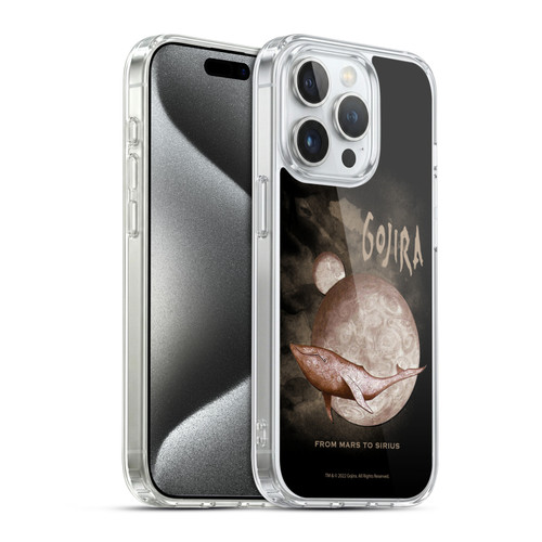 Gojira Graphics From Mars to Sirius in Black Soft Gel Case for Apple iPhone 15 Pro & MagSafe