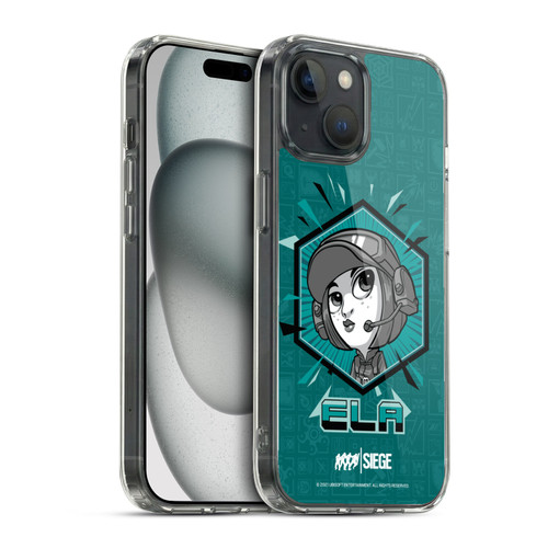 Tom Clancy's Rainbow Six Siege Chibi Operators Ela Soft Gel Case for Apple iPhone 15 & MagSafe