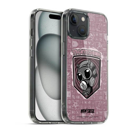 Tom Clancy's Rainbow Six Siege Chibi Operators Thatcher Soft Gel Case for Apple iPhone 15 & MagSafe