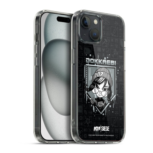 Tom Clancy's Rainbow Six Siege Chibi Operators Dokkaebi Soft Gel Case for Apple iPhone 15 Plus & MagSafe