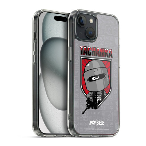 Tom Clancy's Rainbow Six Siege Chibi Operators Tachanka Soft Gel Case for Apple iPhone 15 Plus & MagSafe