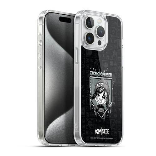 Tom Clancy's Rainbow Six Siege Chibi Operators Dokkaebi Soft Gel Case for Apple iPhone 15 Pro Max & MagSafe