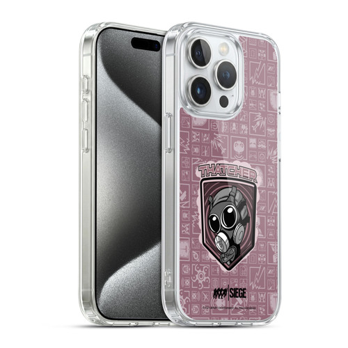 Tom Clancy's Rainbow Six Siege Chibi Operators Thatcher Soft Gel Case for Apple iPhone 15 Pro & MagSafe