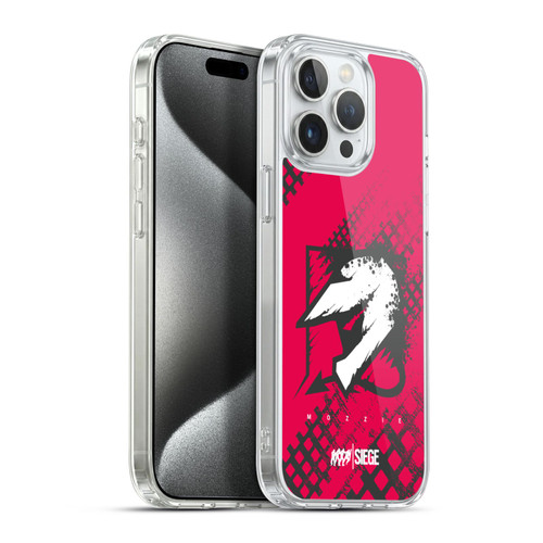 Tom Clancy's Rainbow Six Siege Icons Mozzie Soft Gel Case for Apple iPhone 15 Pro Max & MagSafe