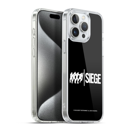 Tom Clancy's Rainbow Six Siege Logos Attack Soft Gel Case for Apple iPhone 15 Pro Max & MagSafe