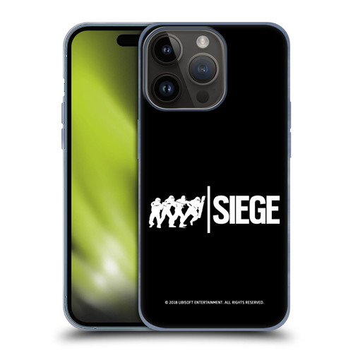 Tom Clancy's Rainbow Six Siege Logos Attack Soft Gel Case for Apple iPhone 15 Pro